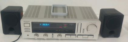 Kenwood AM-FM Stereo Amplifier Receiver with Speakers