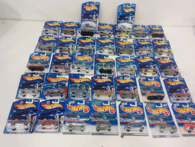 (37) Vintage 1990's-2000's Hot Wheels Cars And Vehicles New In Original Packaging Including 1998 First Edition Mustang Cobra!!