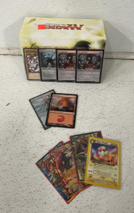 (100) 2015-2016 Pok&eacute;mon, Magic, And Yugioh Cards Including Holographics And More