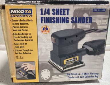 Nikota 1/4 Sheet Finishing Sander