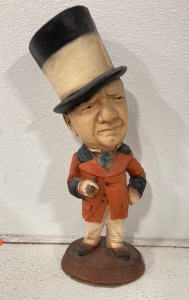 17&rsquo;&rsquo; W.C Fields Vintage ChalkWare Statue