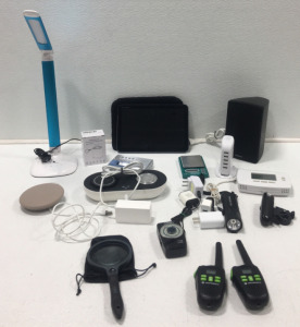 Naturalight, Motorola Walker Talkies, Fast Charge, AC/DC Power Charger, Motorola Tablet, Speaker And Much More!