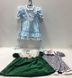 (3) Vintage Little Girls Dresses