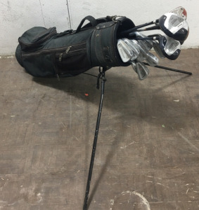 Left-Handed Golf Clubs and Golf Bag