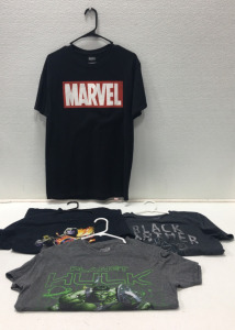 (4) Mens Marvel T-Shirts