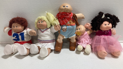 (5) Assorted Cabbage Patch Dolls