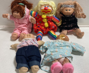 (5) Assorted Cabbage Patch Dolls