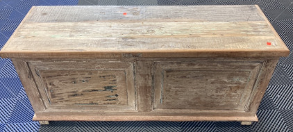 Wood Storage Trunk