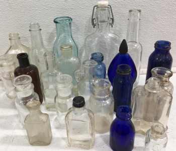 (23) Vintage Assorted Bottles Including Jergens, Mrs. Stewart&rsquo;s Bluing & More!!