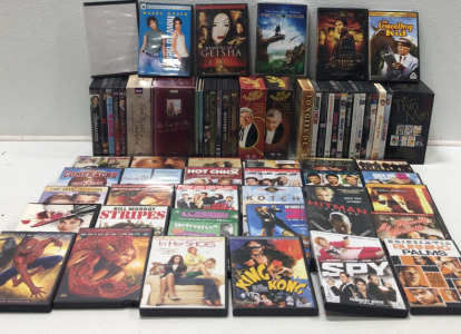 Large Lot Of Movies And TV Shows On DVD
